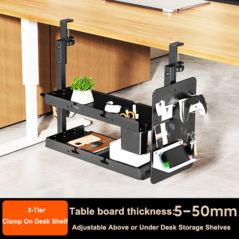 Gaming Accessories Rack - Półka na biurko z mocowaniem na