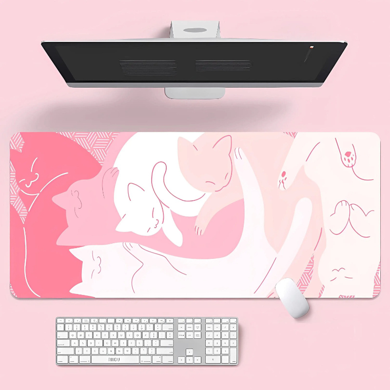 Gaming Accessories Very - Podkładka pod mysz Kawaii Pink Cat