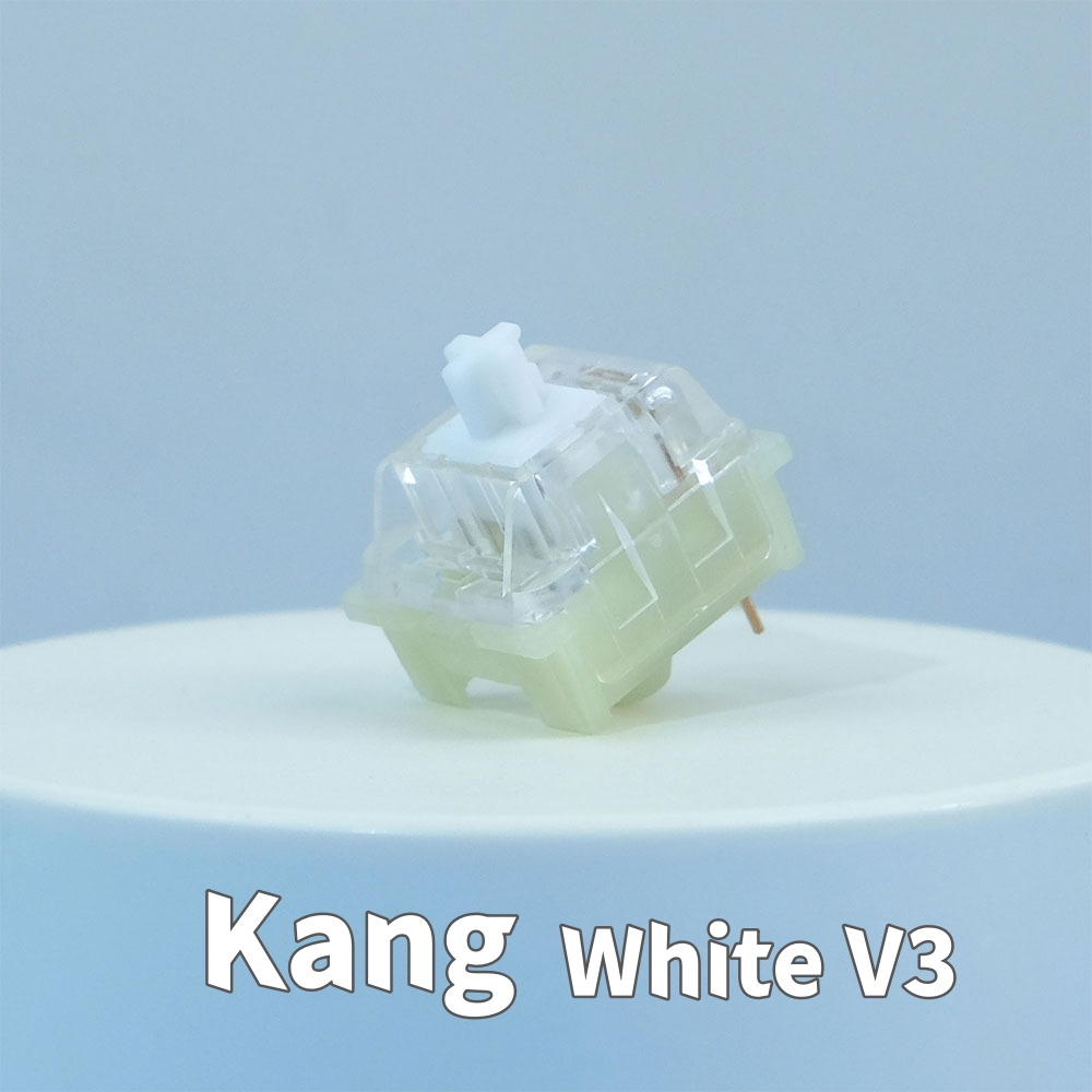 Gaming Accessories Aesthetic - KTT Kang białe V3 przełączniki klawiatury