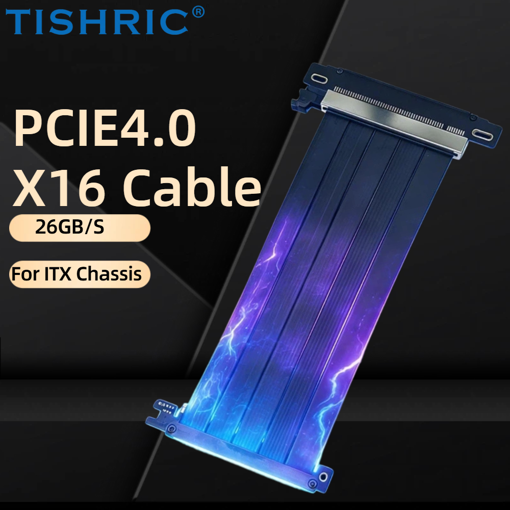 Vertical Gpu Bracket - TISHRIC 18.5/20cm Kabel Riser PCIe 4.0