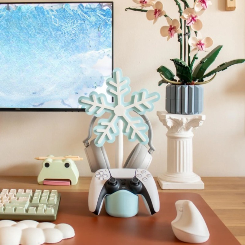 Gaming Accessories Rack - Stojak na słuchawki w kształcie płatka
