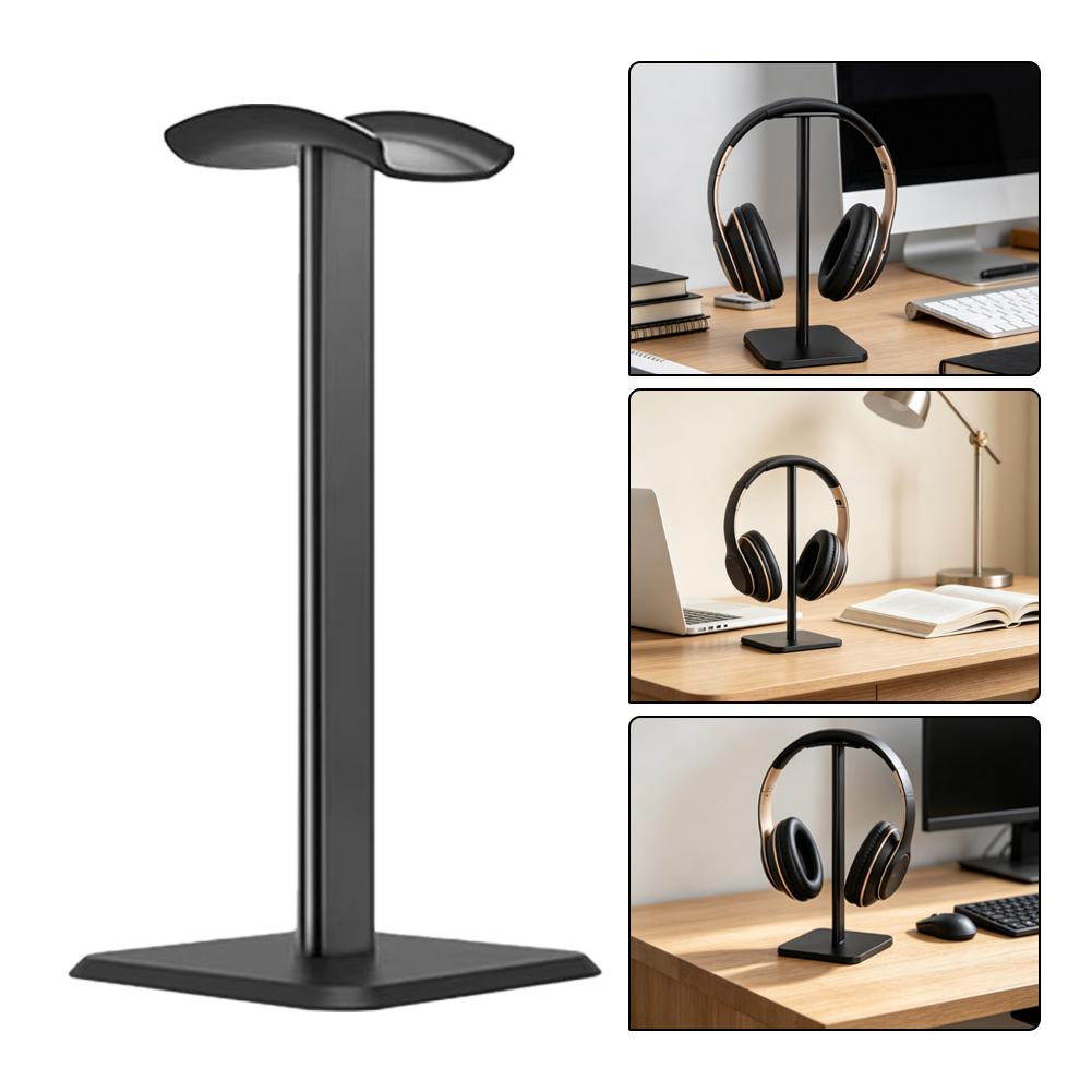 Gaming Accessories Rack - Uniwersalny minimalistyczny stojak na słuchawki nauszne,