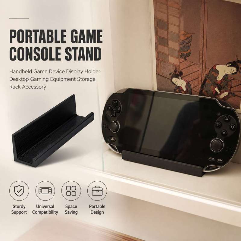 Gaming Accessories Rack - Przenośny stojak na konsolę do gier,