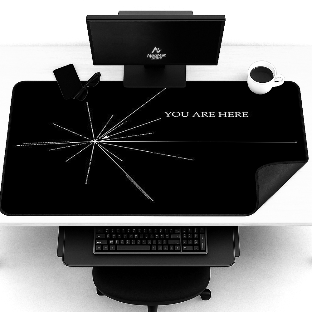 Gaming Accessories Very - Minimalistyczna Geometryczna Podkładka na Biurko Gamingowa