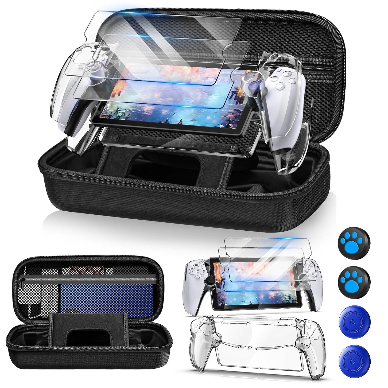 Gaming Accessories Pack - Twardy futerał do zestawu akcesoriów PS