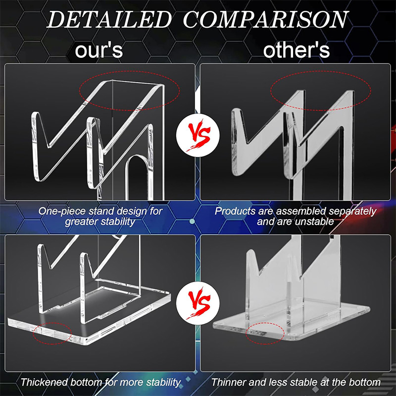 1 szt. Dwupoziomowy akrylowy u – Gaming Accessories Rack recenzja i cena