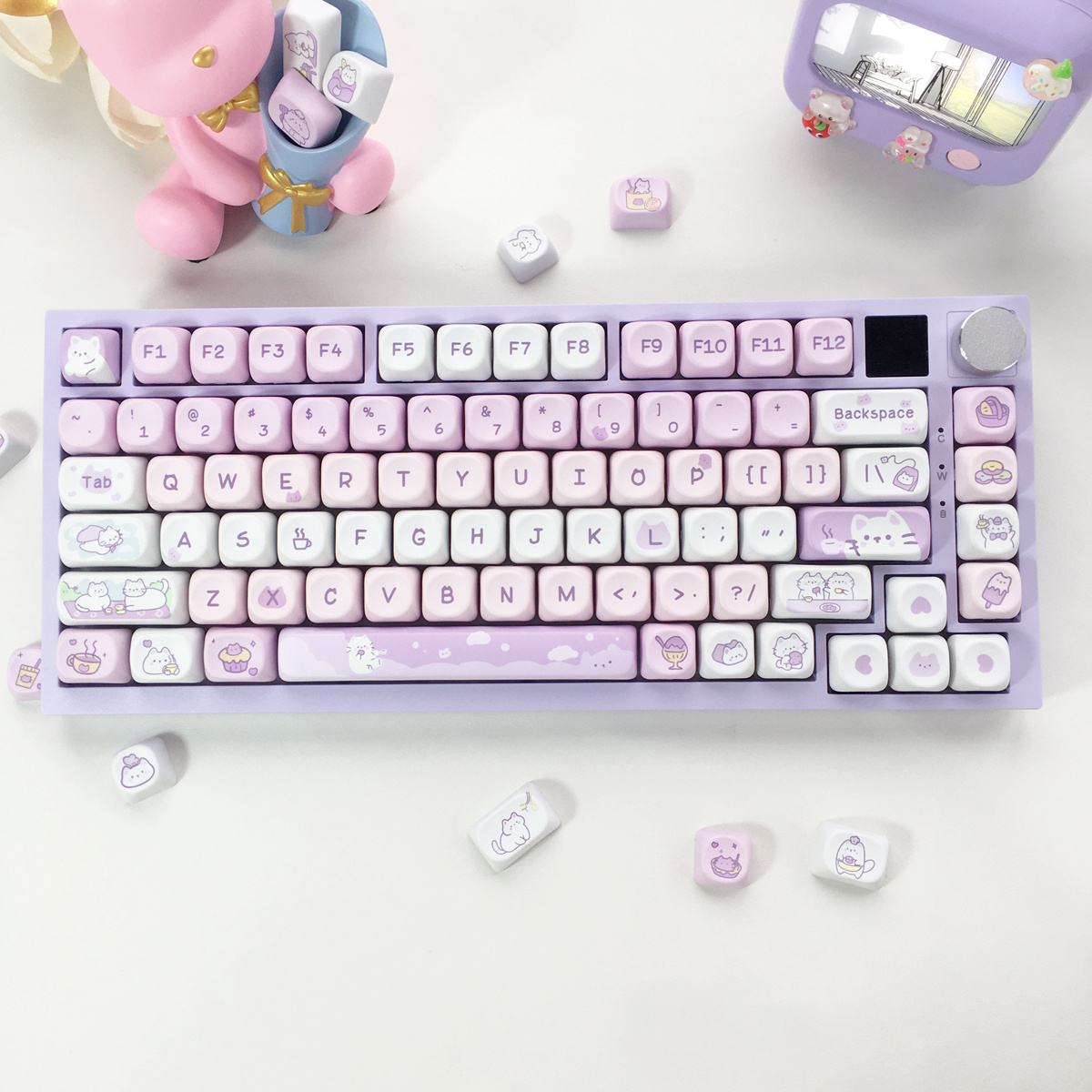 Zestaw keycapów 95Keys Dessert – Gaming Accessories Aesthetic recenzja i cena