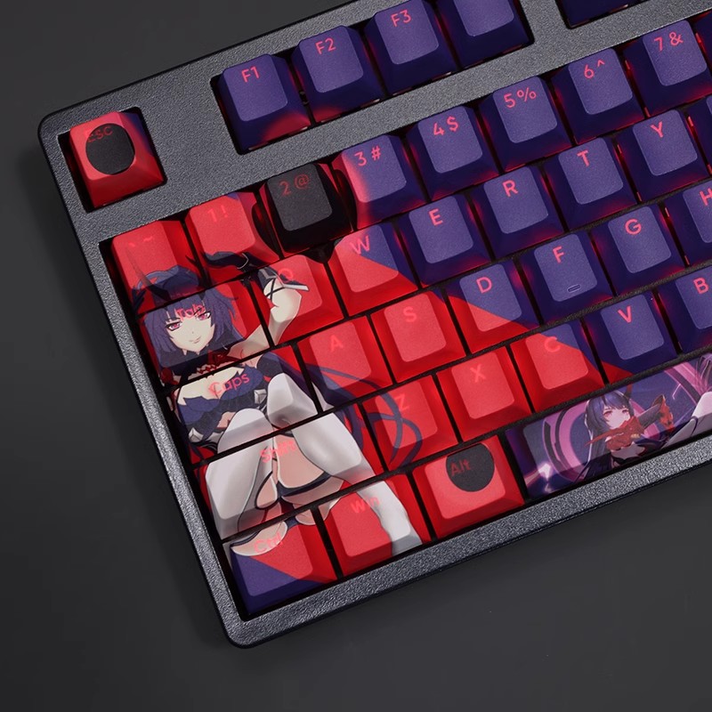 108 klawiszy / zestaw Honkai I – Gaming Accessories Aesthetic recenzja i cena