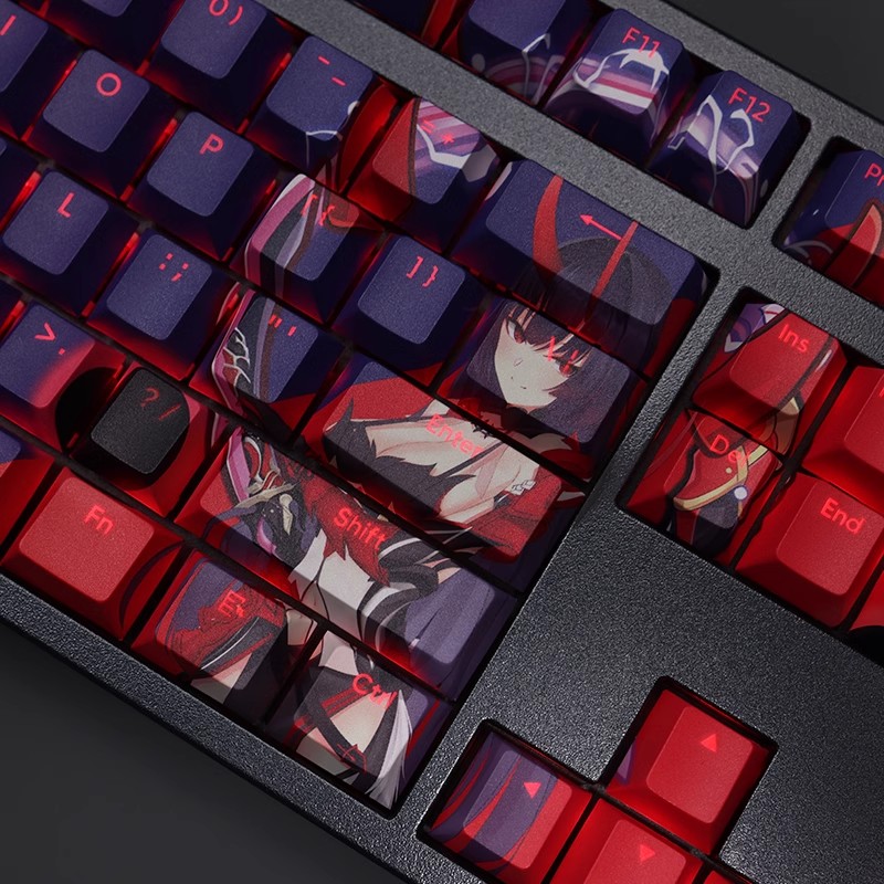108 klawiszy / zestaw Honkai I – Gaming Accessories Aesthetic recenzja i cena