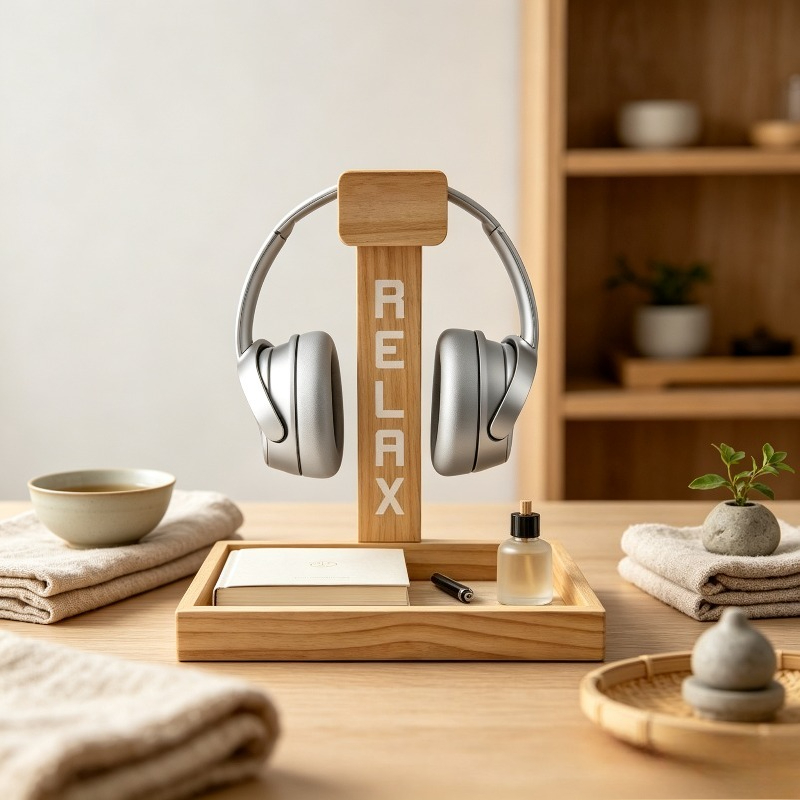 Drewniany stojak na słuchawki  – Gaming Accessories Rack recenzja i cena