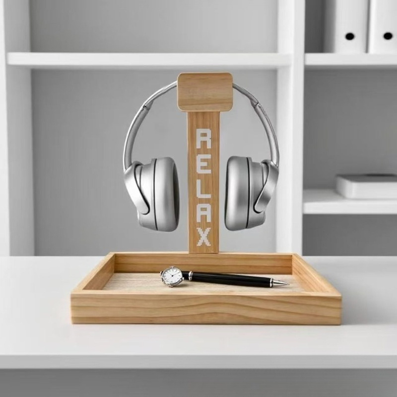 Drewniany stojak na słuchawki  – Gaming Accessories Rack recenzja i cena