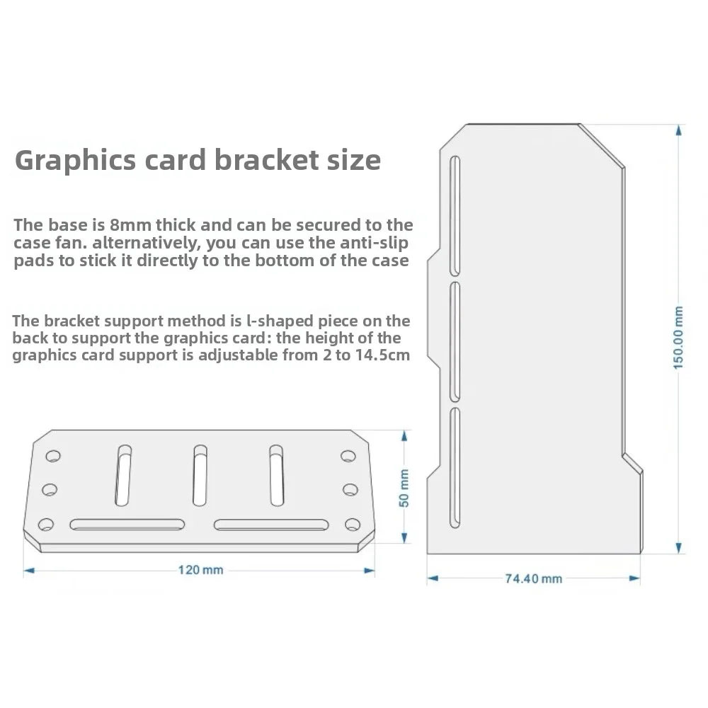 Uchwyt VGA do monitora DIY z p – Vertical Gpu Bracket recenzja i cena